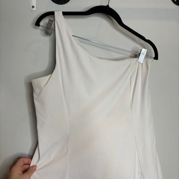 Outdoor Voices White One Shoulder Exercise Dress - Picture 5 of 12